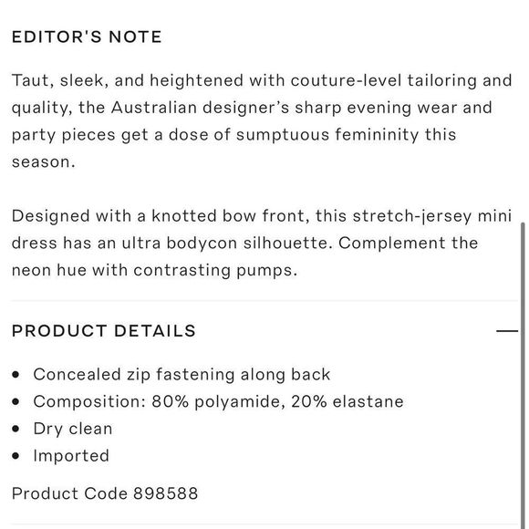 NEW Alex Perry Orin Knot Front Corset Sleeveless Bodycon Mini Dress Pink Size 4 - Picture 12 of 13